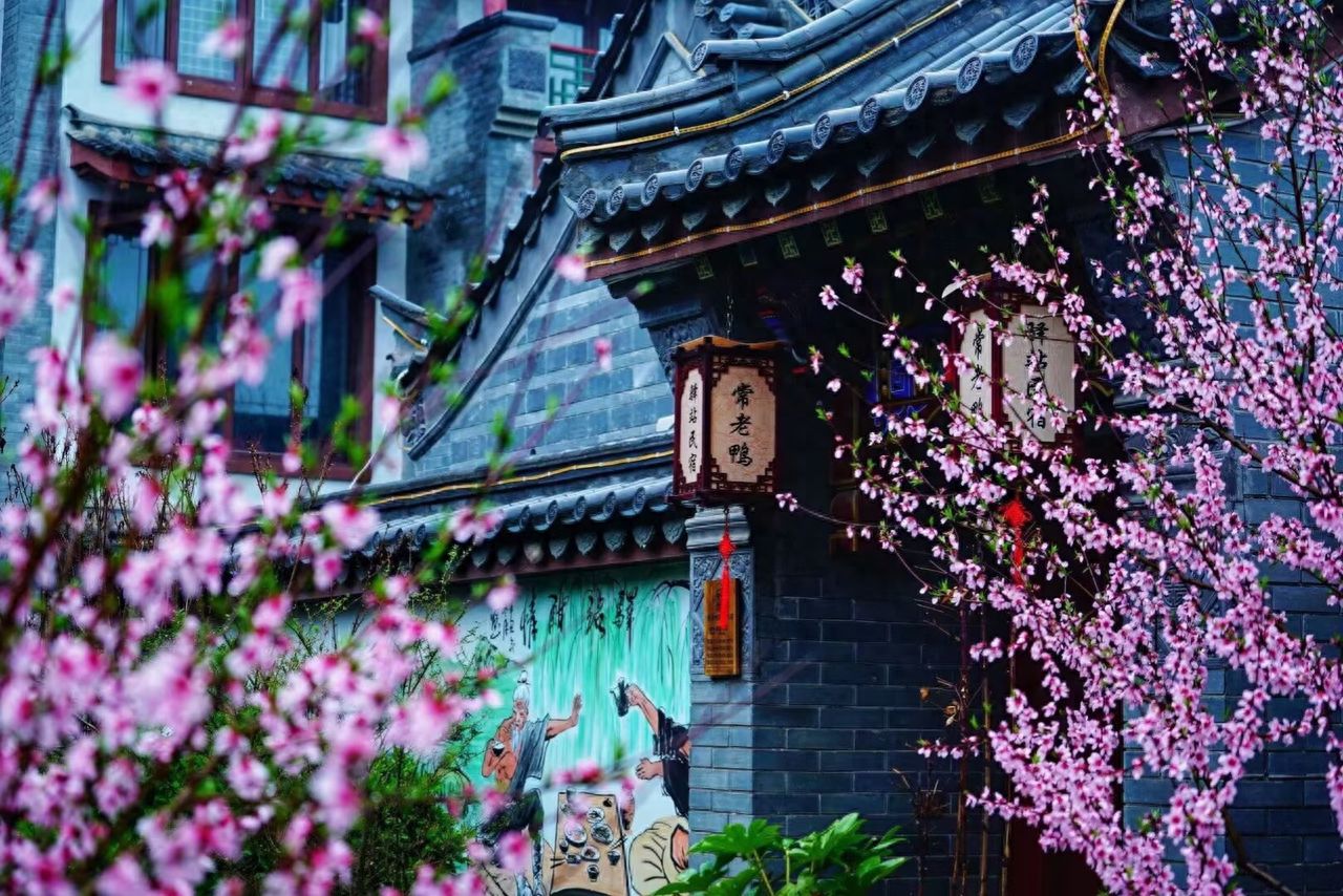 Photo by Chang Lao Duck Station Homestay - Framed with Chinese Architecture and Peach Blossom Lanterns