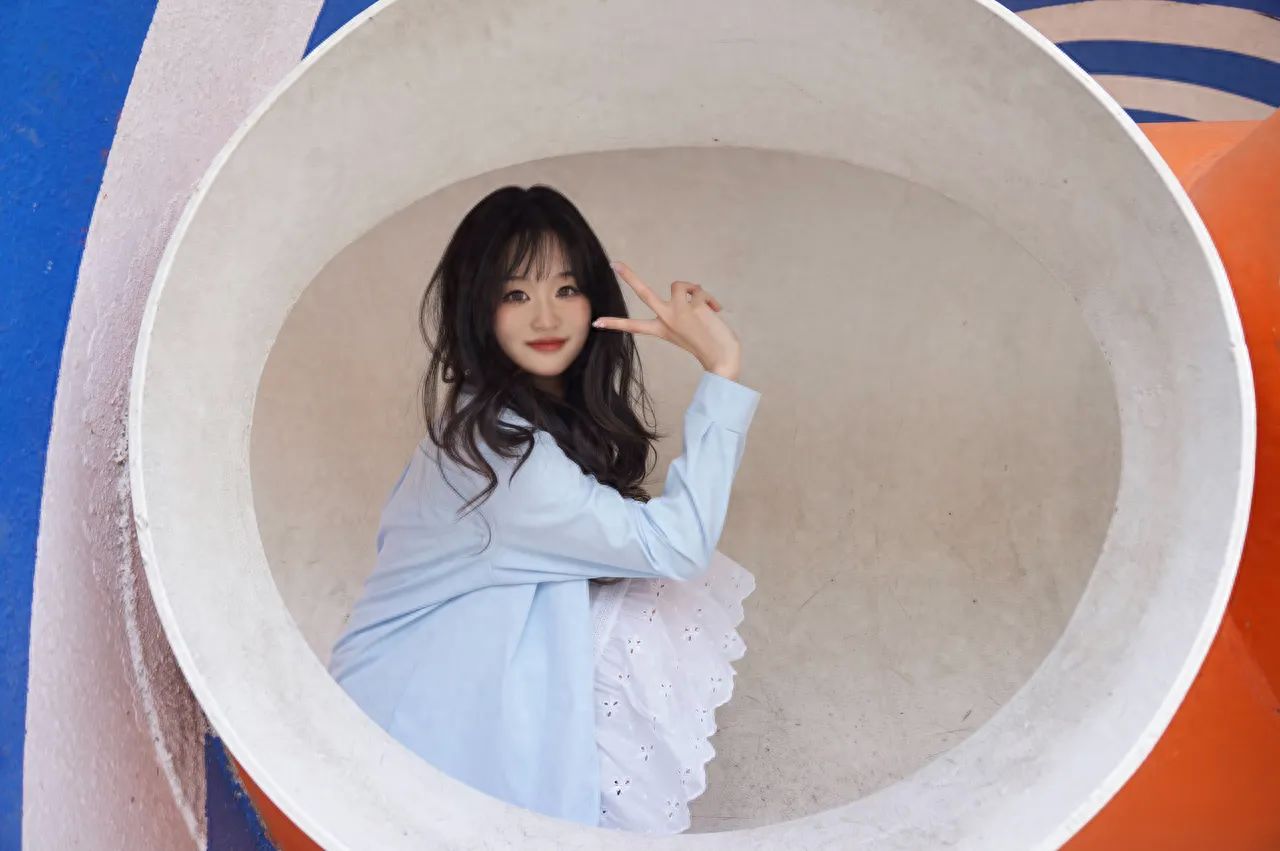 Photo by Sun Palace Park - Take a photo with the giant orange cylinder in the North District.