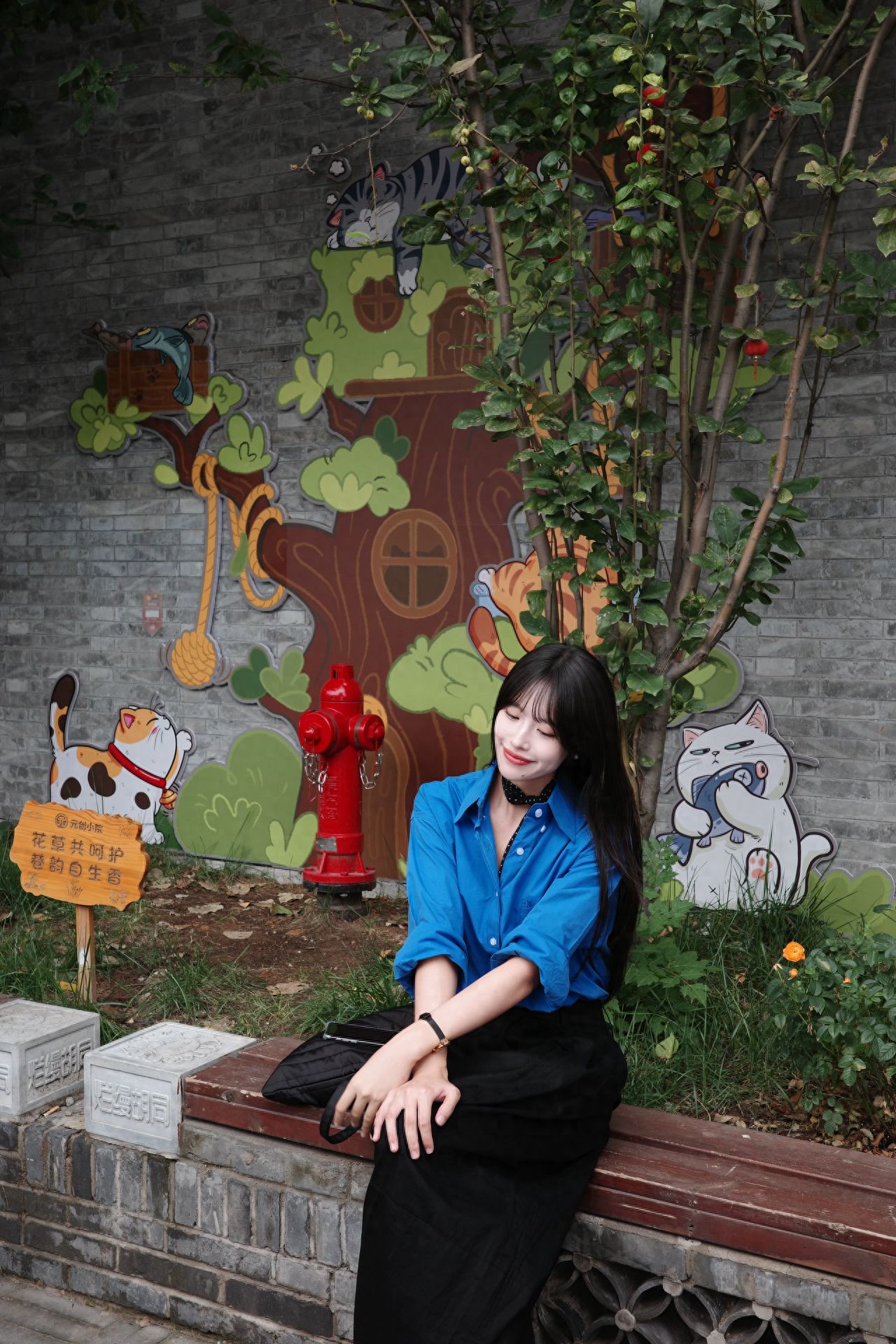 Photo by Lanman Hutong - Treehouse Cat Wall