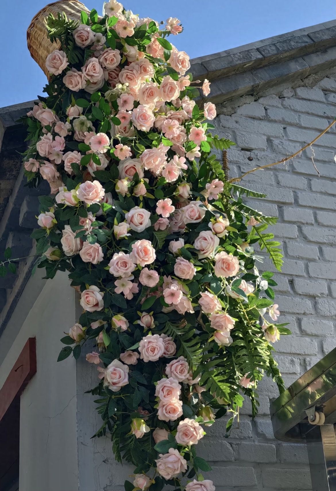 Photo by Lanman Hutong - Flower Decorations on Exterior Walls