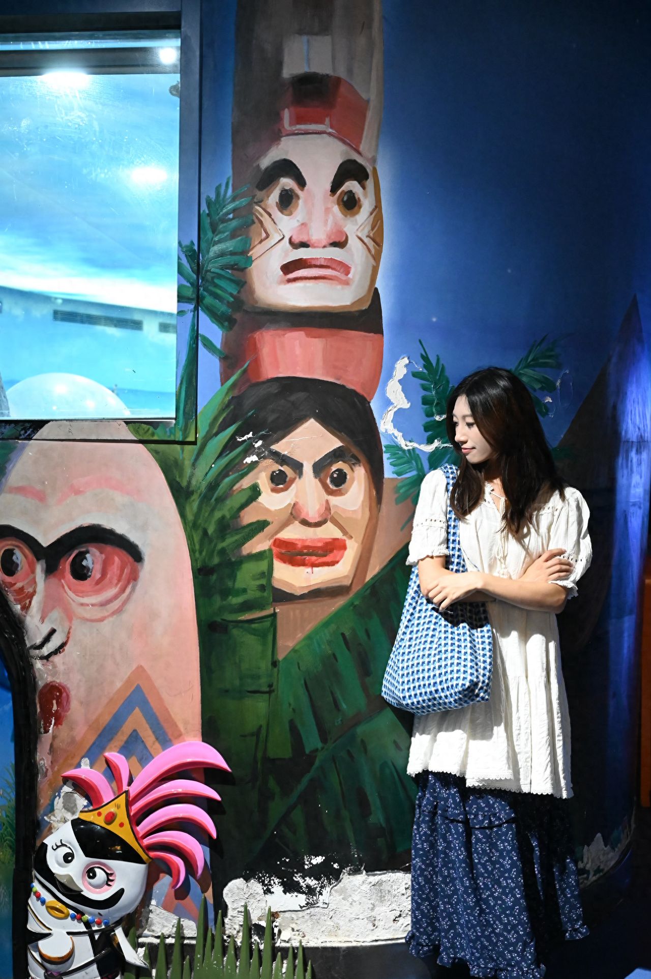 Photo by Beijing Aquarium - Caveman Murals