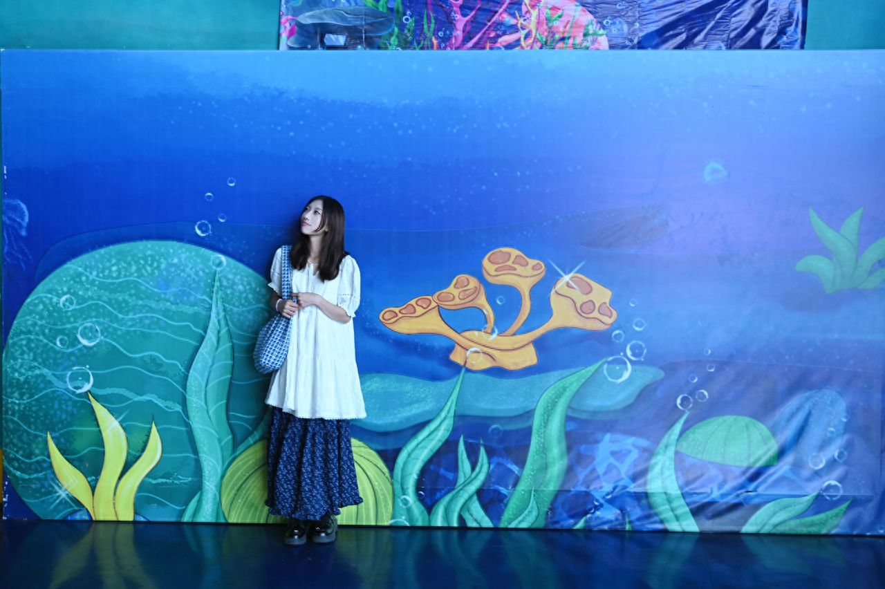 Photo by Beijing Aquarium - Underwater World Mural