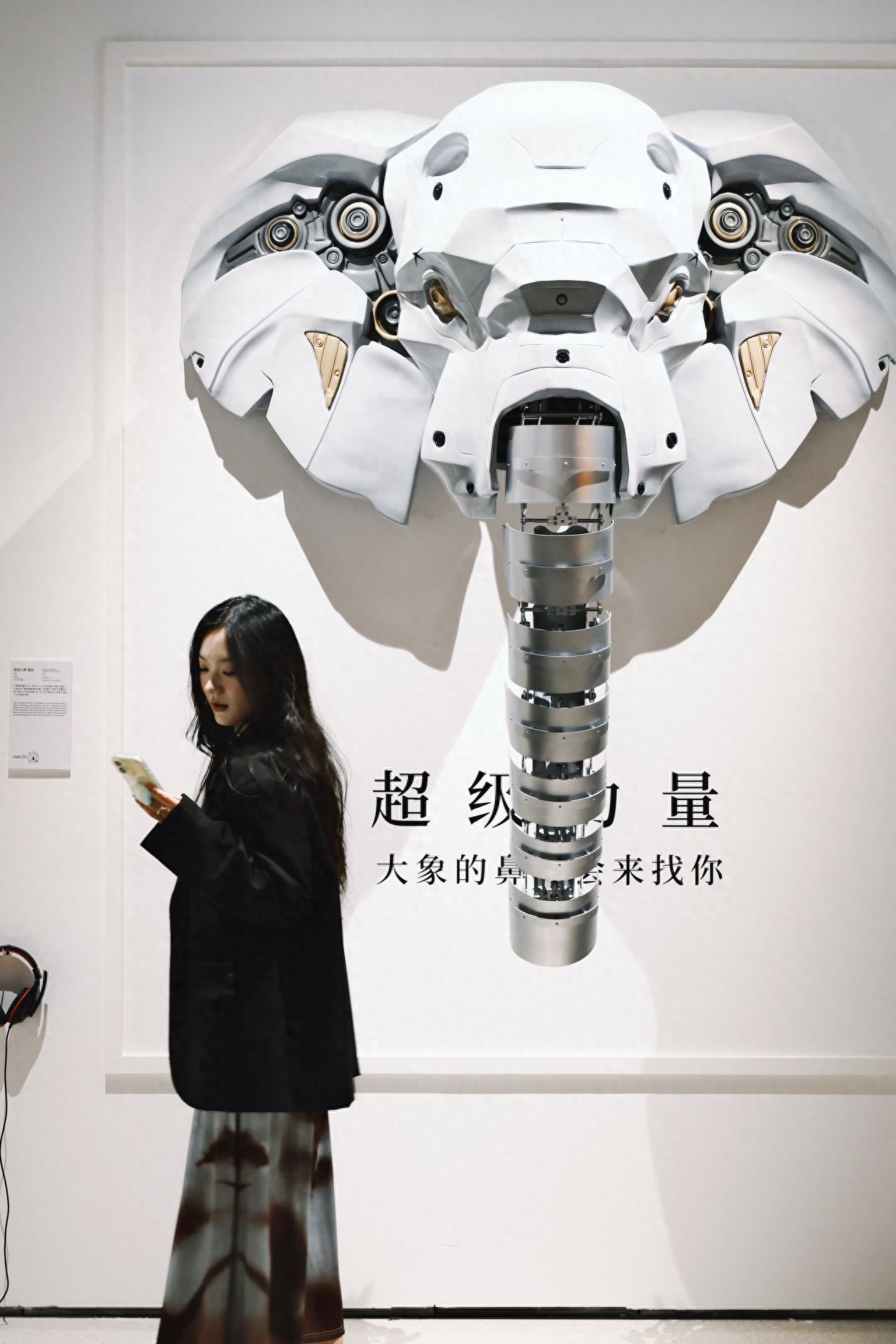 Photo by Beijing Times Art Museum - Mechanical Elephant Head