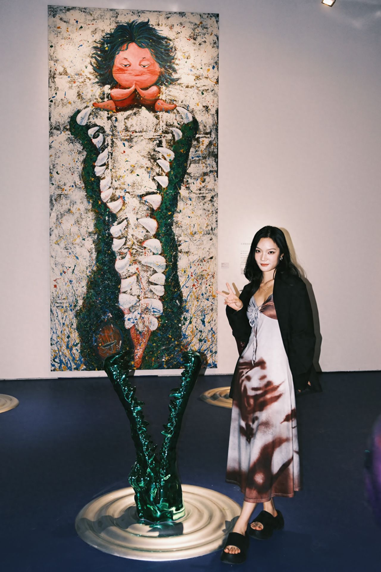 Photo by Beijing Times Art Museum - Alligator Mouth Sculpture