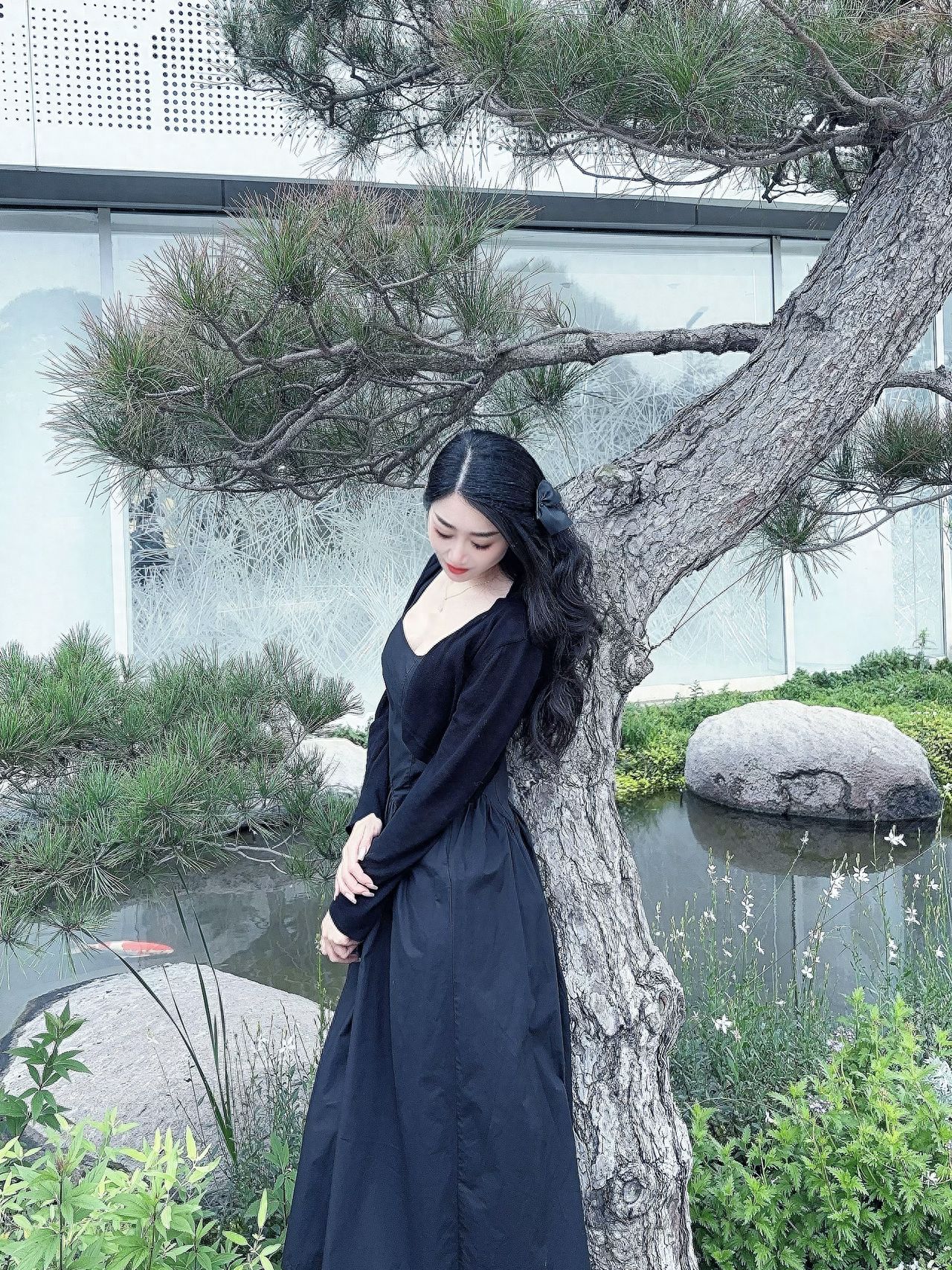 Photo by Luo Hong Photography Art Museum - Beside Trees by the Lake