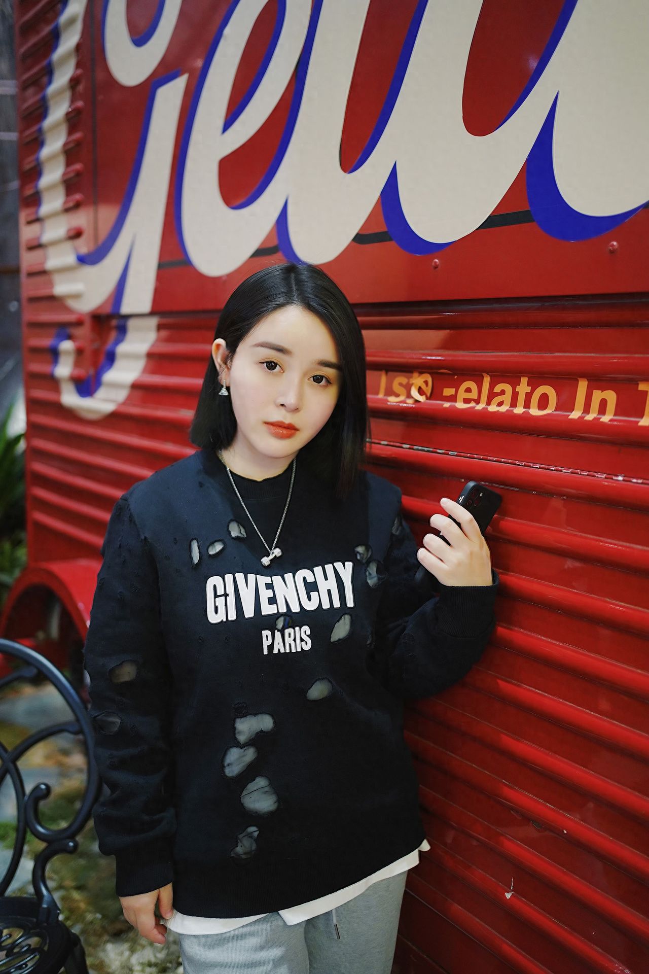 Photo by Chaoyang Joy City - Red Ice Cream Truck Wall