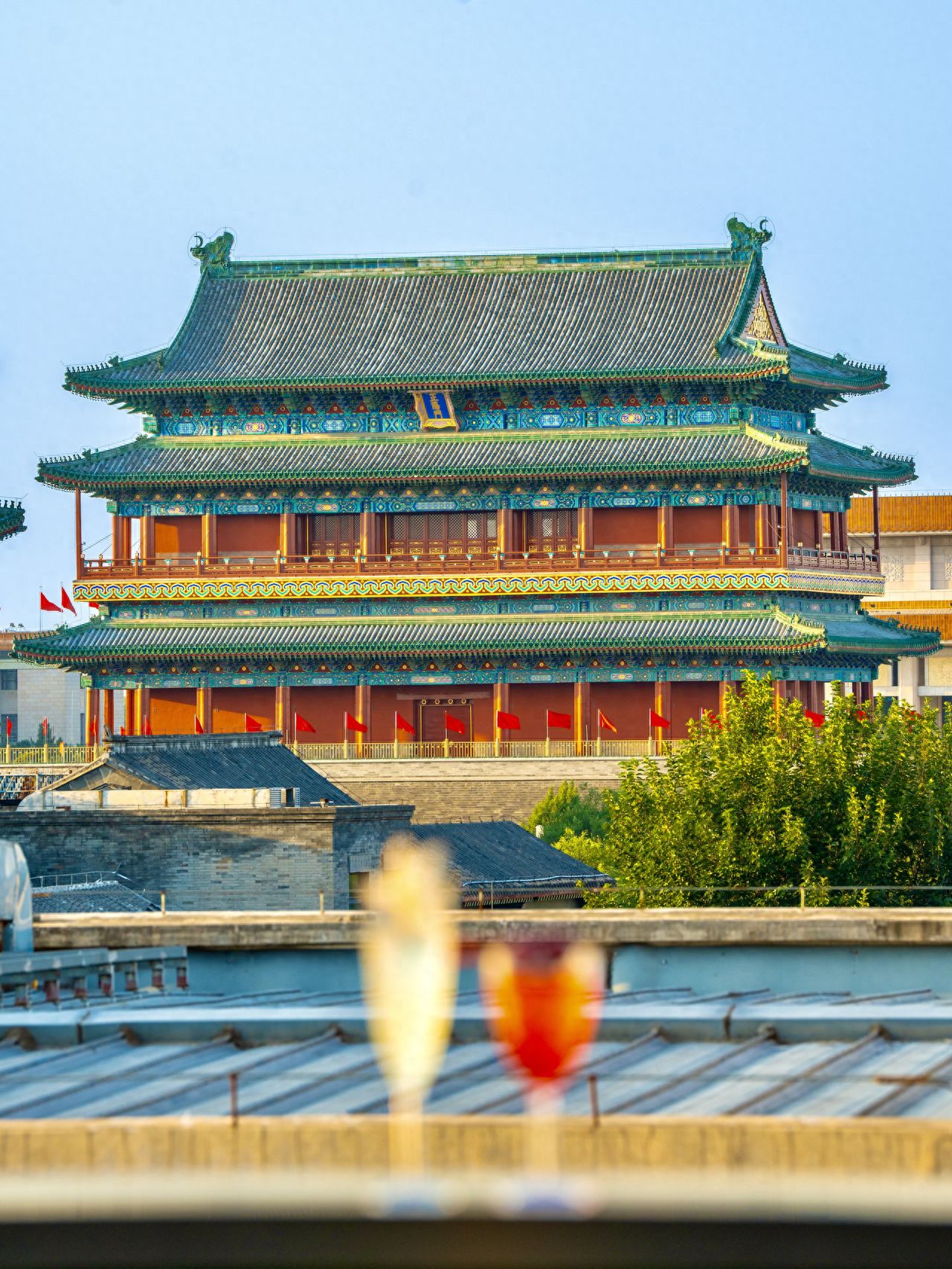 Photo by The Flower Hall of the Forbidden City · Imperial Way - Rooftop Terrace for photographing Zhengyang Gate