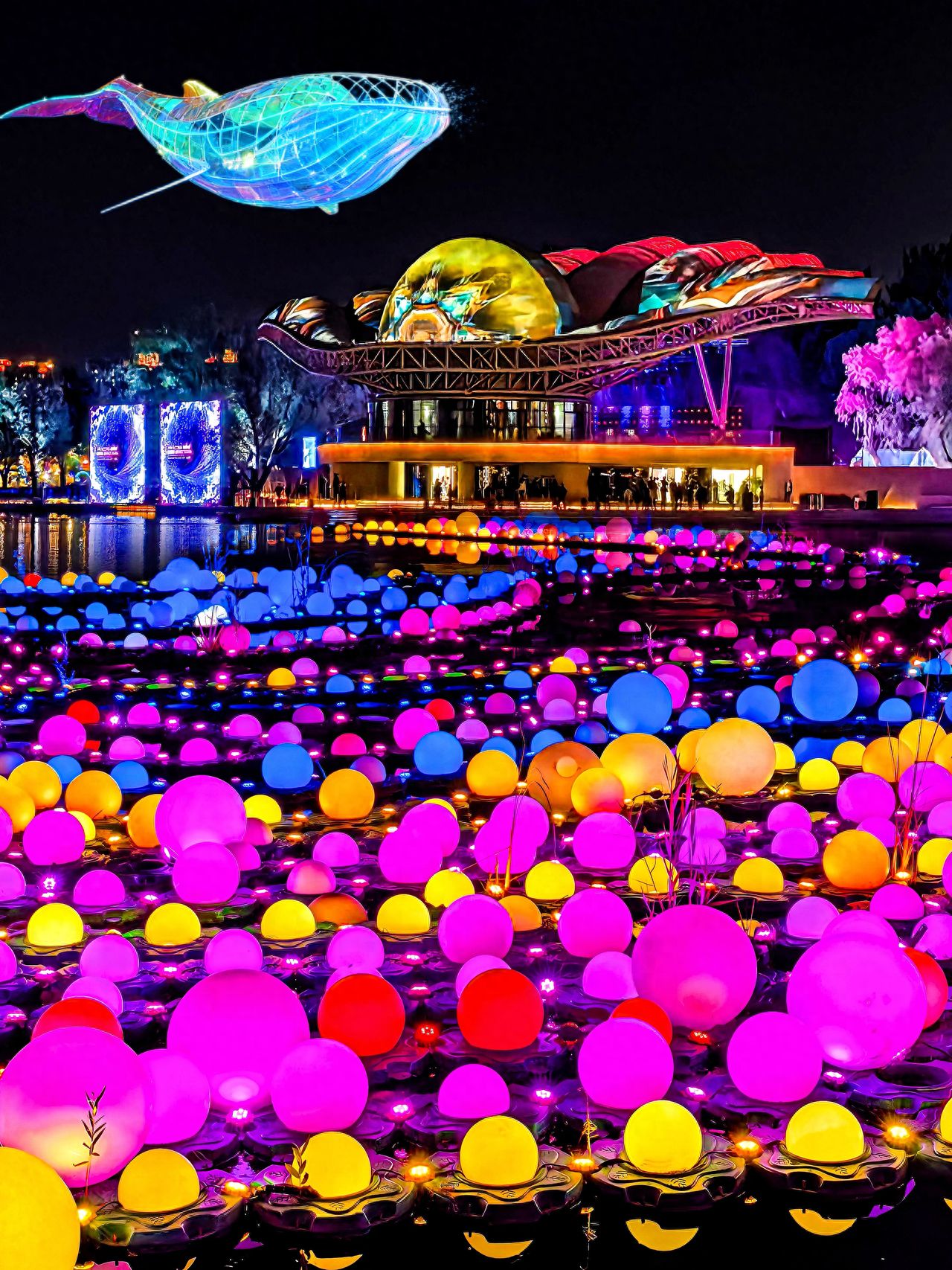 Photo by Blue Harbor - Kunpeng Installation Night View