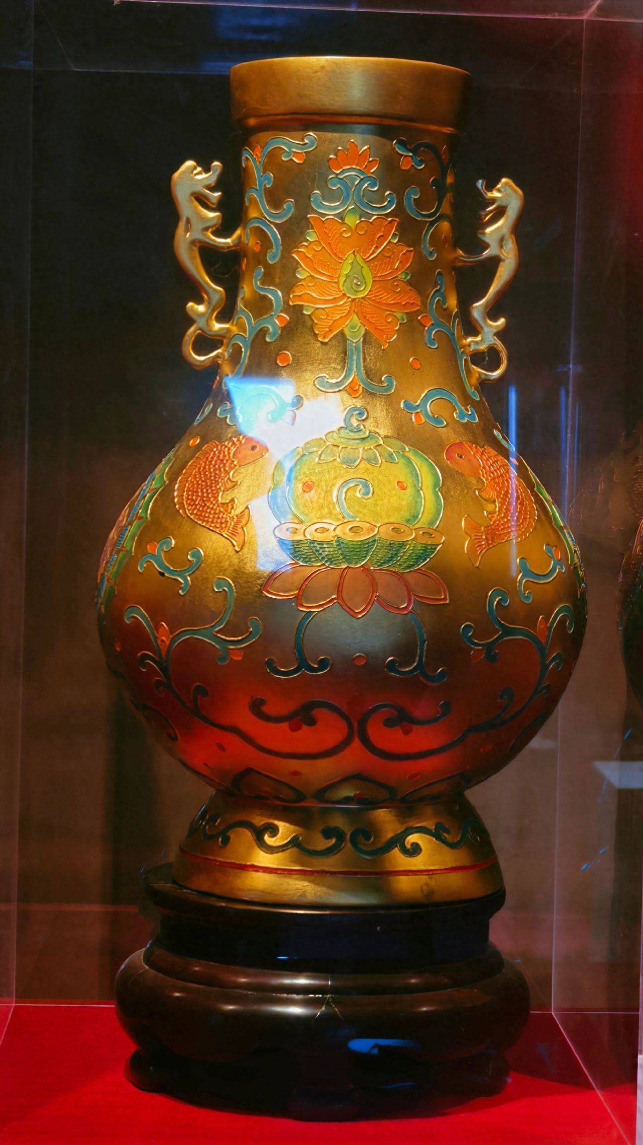 Zhengyang Gate Arrow Tower - Copper胎 Filigree Enamel Vase Exhibition — photo spot in Zhengyang Gate  , China