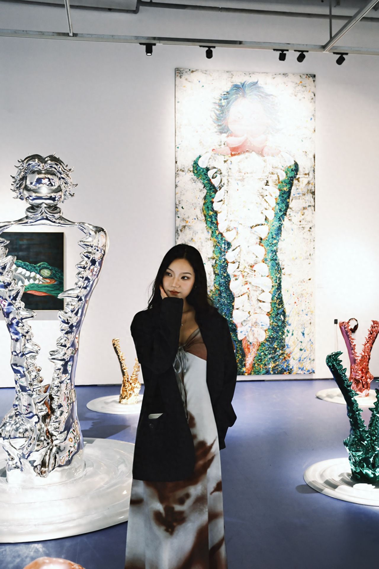 Photo by Beijing Times Art Museum - Next to the Silver Crocodile Mouth Installation