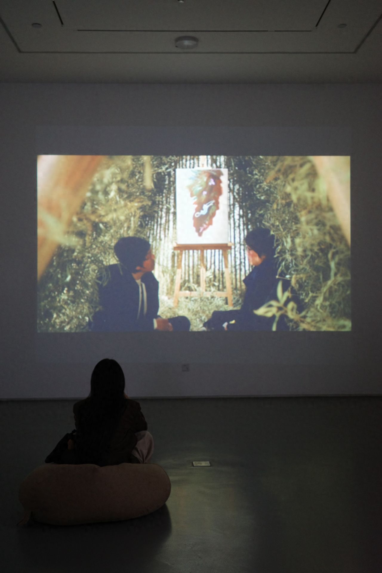 Photo by Beijing X Art Museum - Projection Wall Sofa