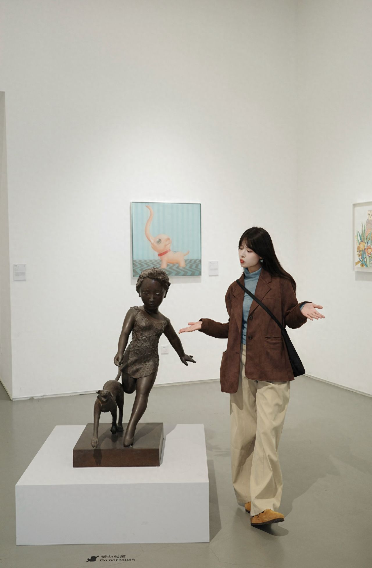 Photo by Beijing X Art Museum - Running Girl Sculpture