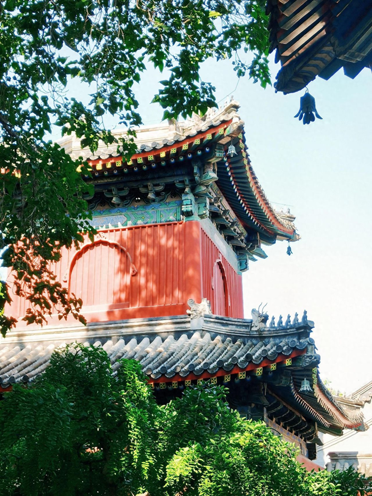 Photo by Beijing Wanshou Temple - Trees and Eaves Wind Chimes of the Architecture