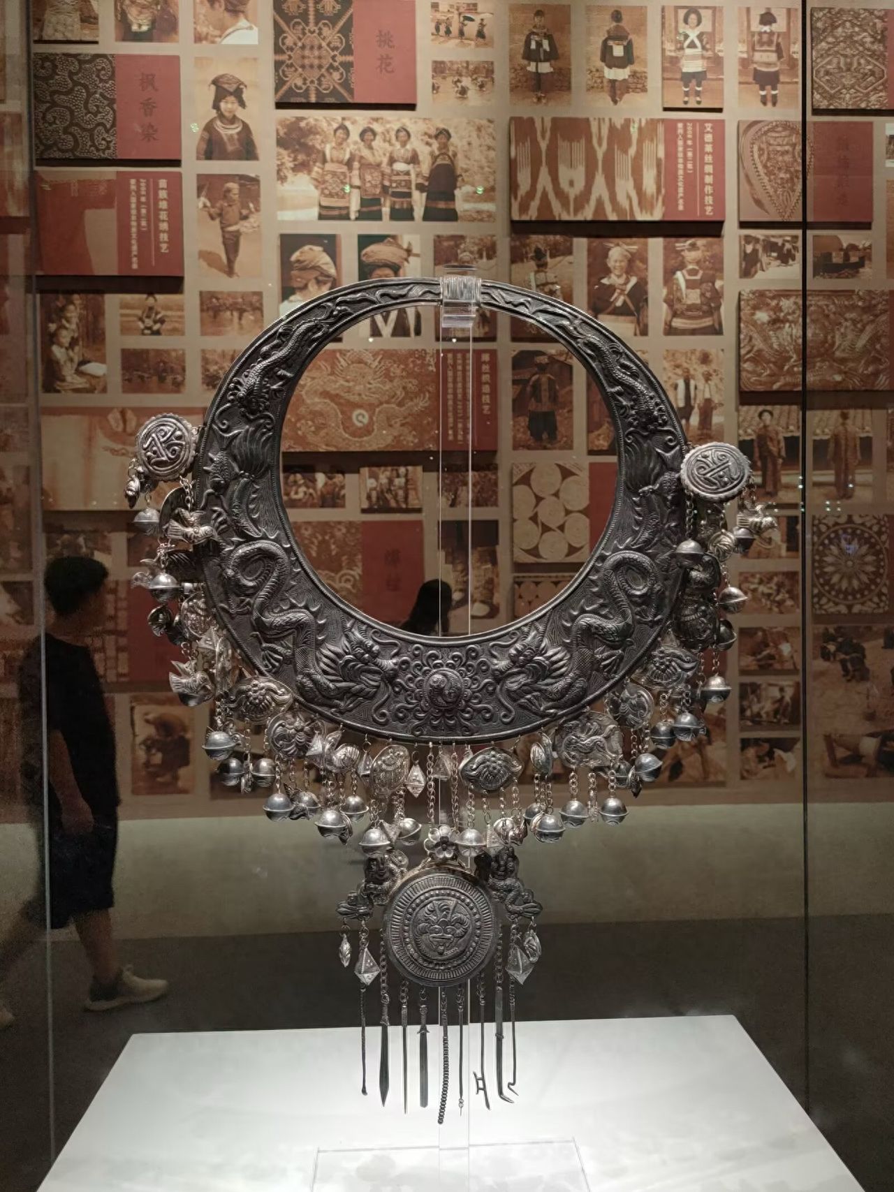 Photo by China National Arts and Crafts Museum - Miao Silver Headwear Exhibition