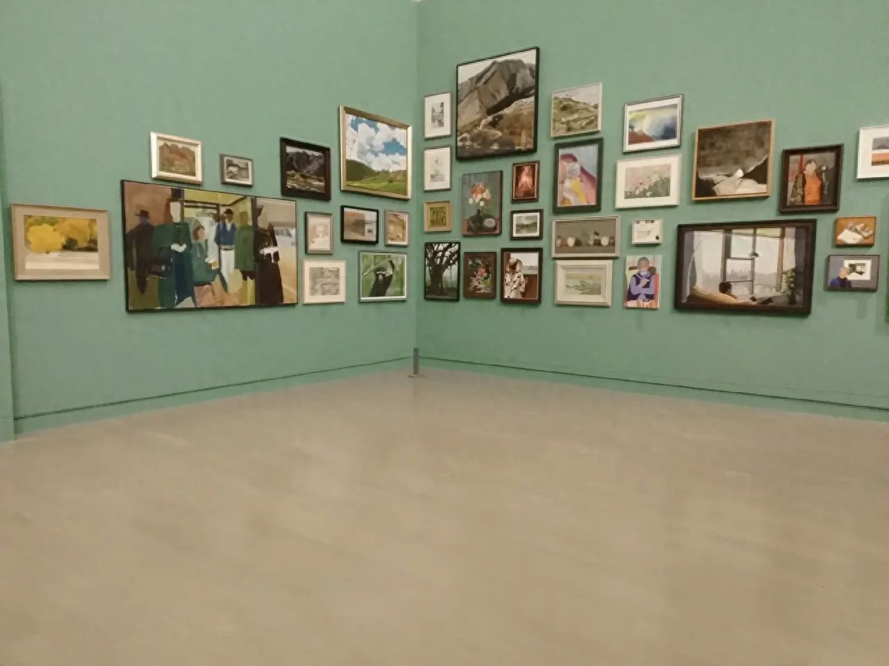 Photo by China Academy of Art's Oil Painting Institute - A Corner of Oil Painting Exhibition