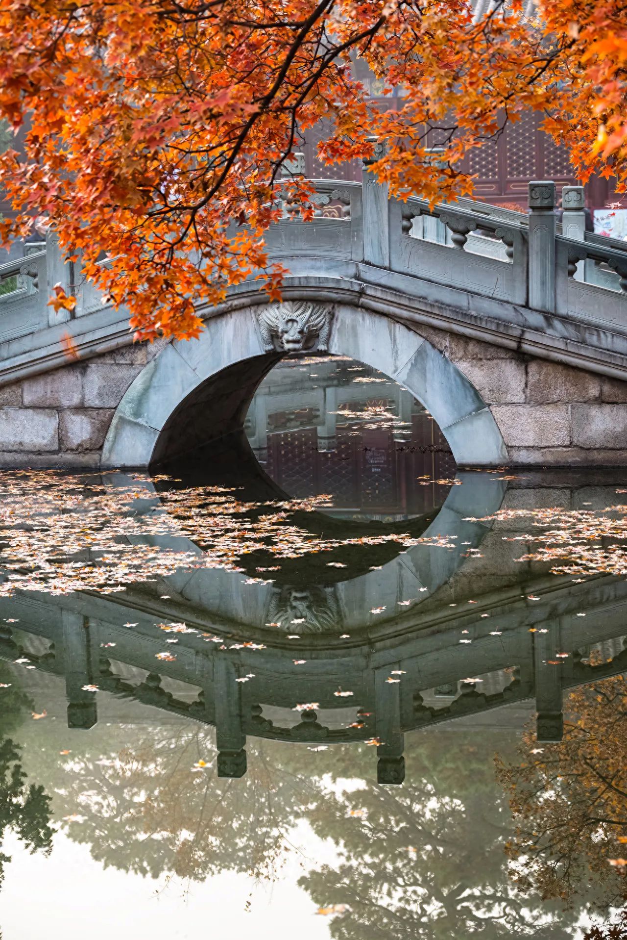 Photo by Fragrant Hills Park in Beijing - Gongqiao Arch Bridge at the Qinzheng Hall