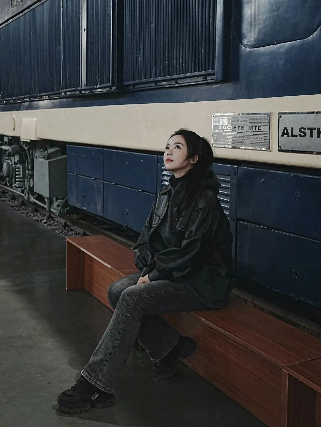 Photo by China Railway Museum - Next to the Blue Train