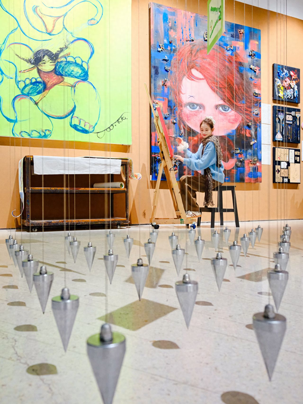 Photo by Beijing Times Art Museum - Painting of the Red-haired Girl