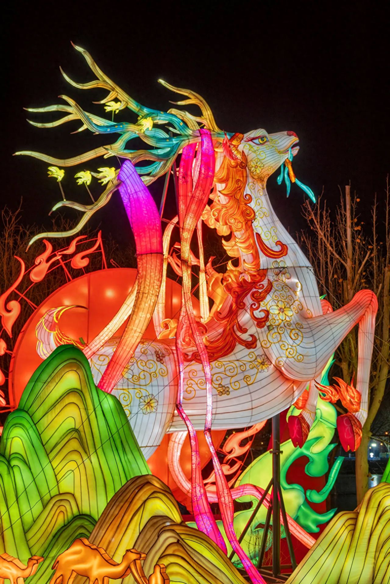 Photo by Wenyu River Park - Divine Deer Lanterns