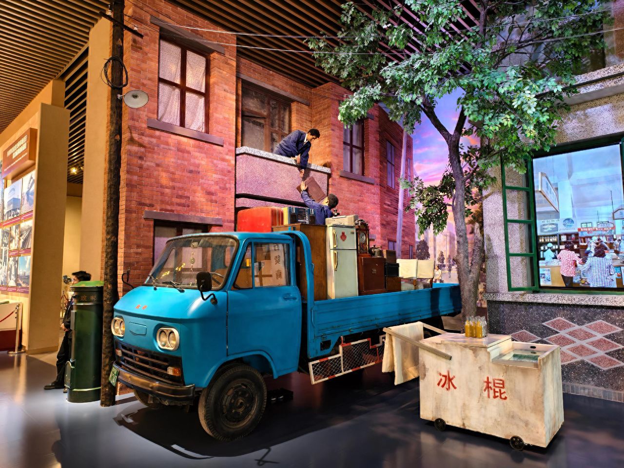 The Communist Party of China History Exhibition Hall - Truck Exhibits and Retro Scenes — photo spot in Chinese Communist Party History Exhibition Hall  , China