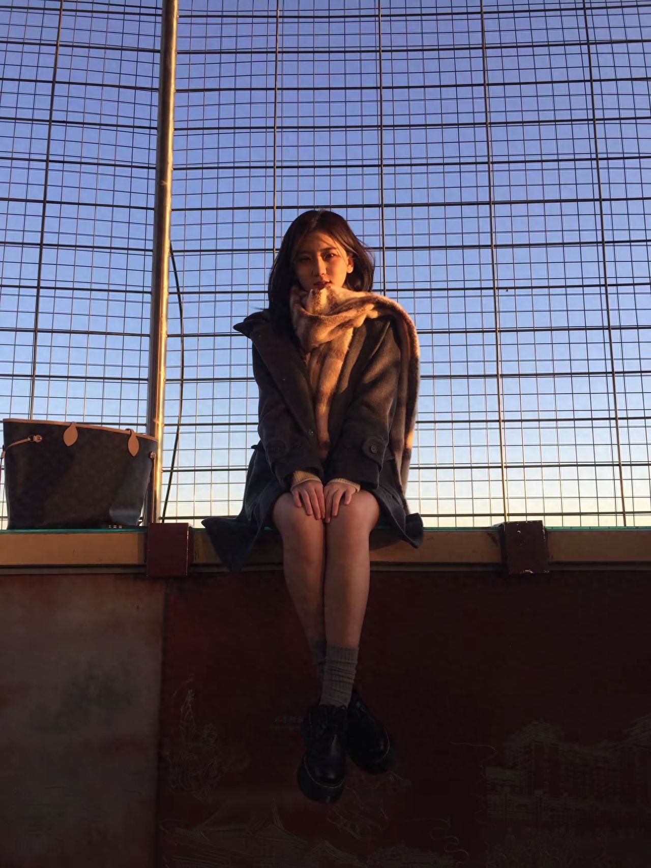 Photo by Central TV Tower - Taking a photo with the Iron Mesh