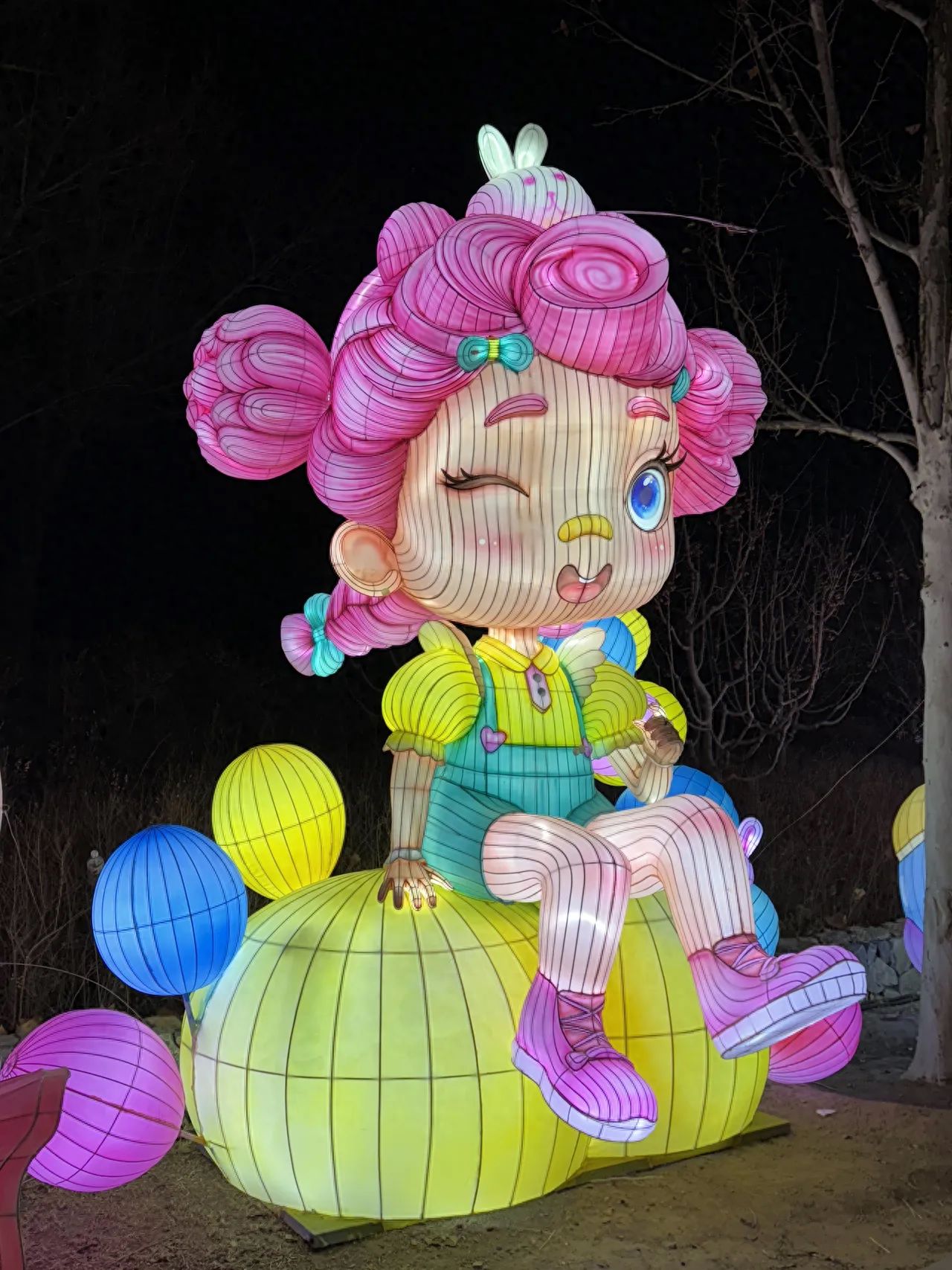 Photo by Wenyu River Park - Animation Flower Lanterns