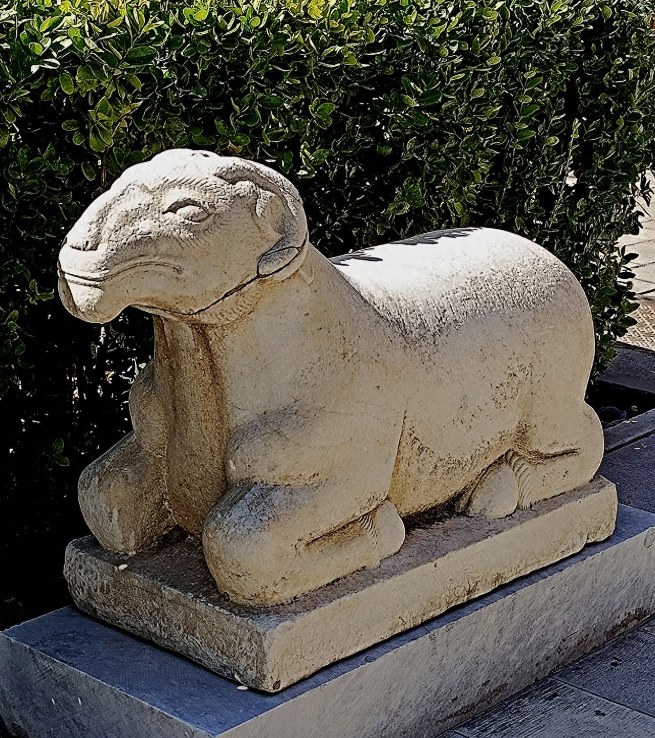 Photo by Beijing Stone Carving Art Museum - Stone Sheep Sculpture