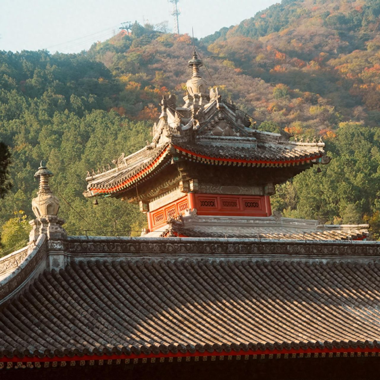 Photo by Beijing Biyun Temple - Temple Architecture Roofs and Surrounding Forests