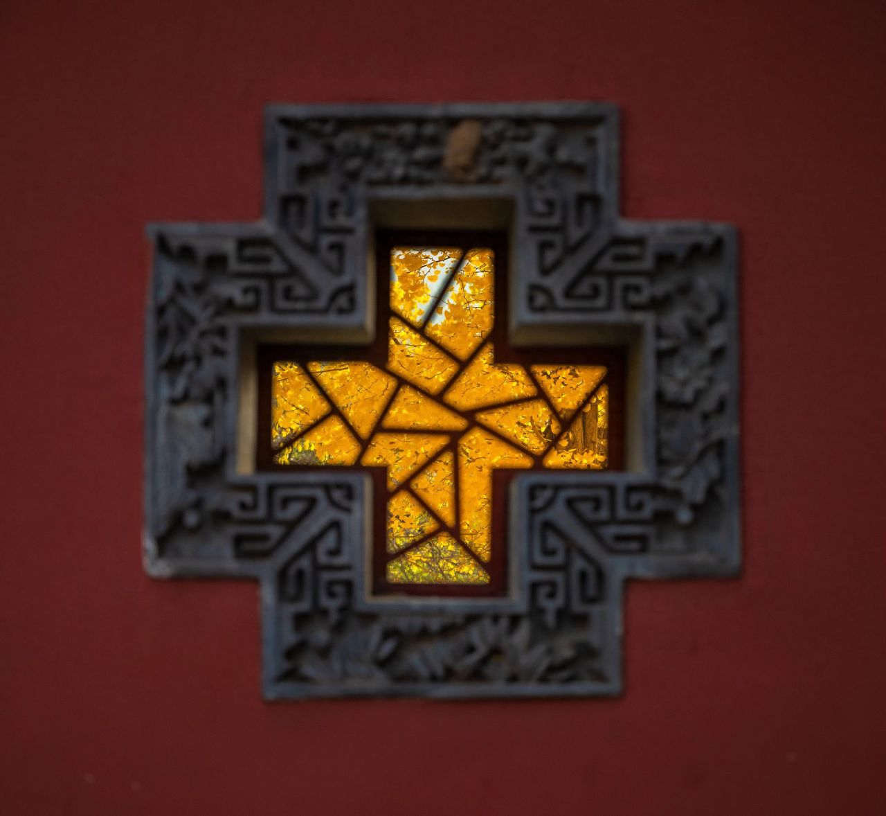 Photo by Tanzhe Temple - Red Walls, Flower Windows, and Ginkgo Trees